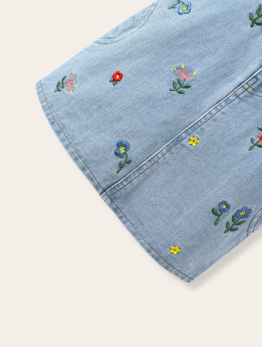 Jurkje - Denim wild flowers