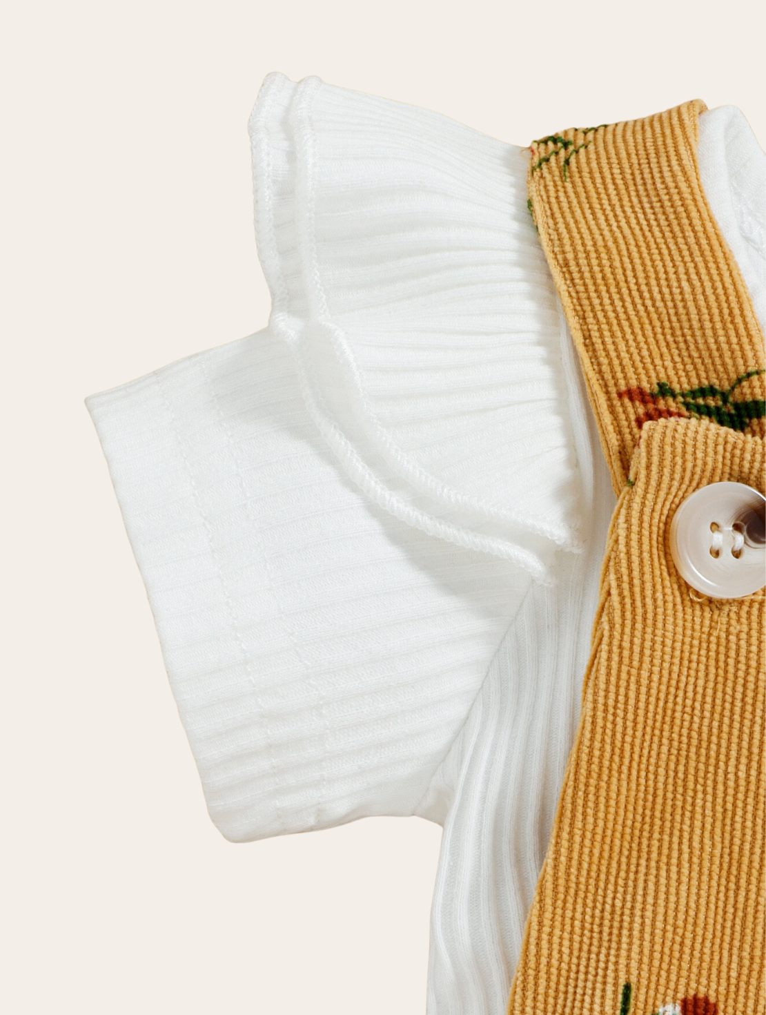 Setje - Shirt met Romper geel