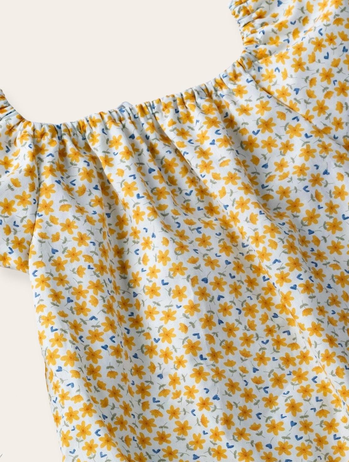 Body - Gele kleine bloem