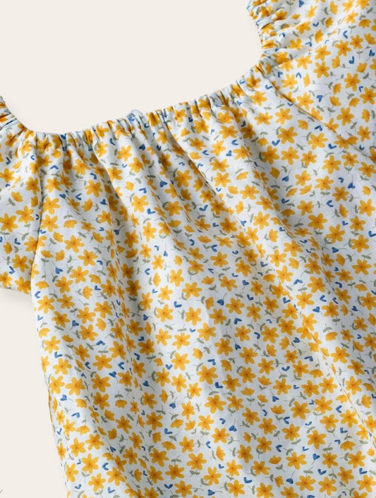 Body - Gele kleine bloem