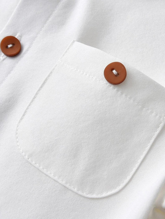 Blouse - Wit met zakje