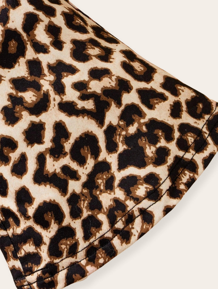 Legging - Leopard flared