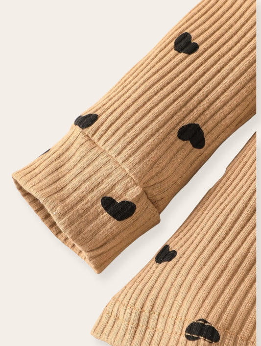 Jurkje - Hartjes beige