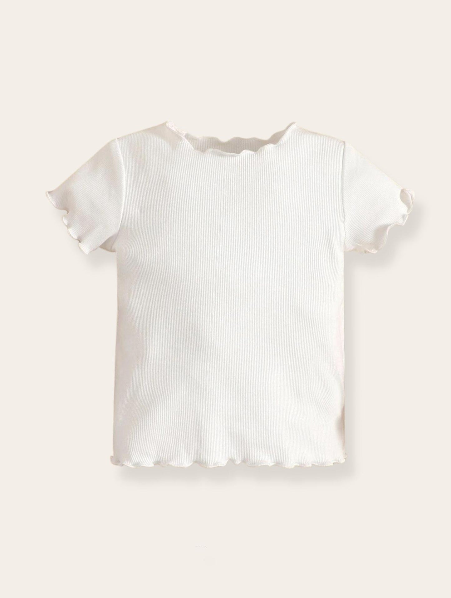 Shirtje - Wit ruche