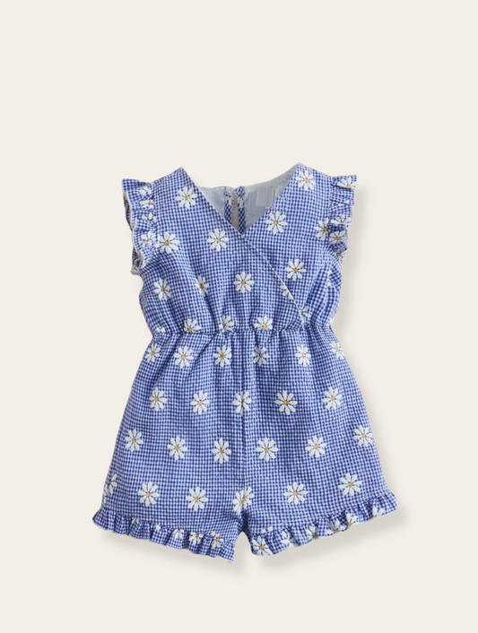 Playsuit - Blauw madelief