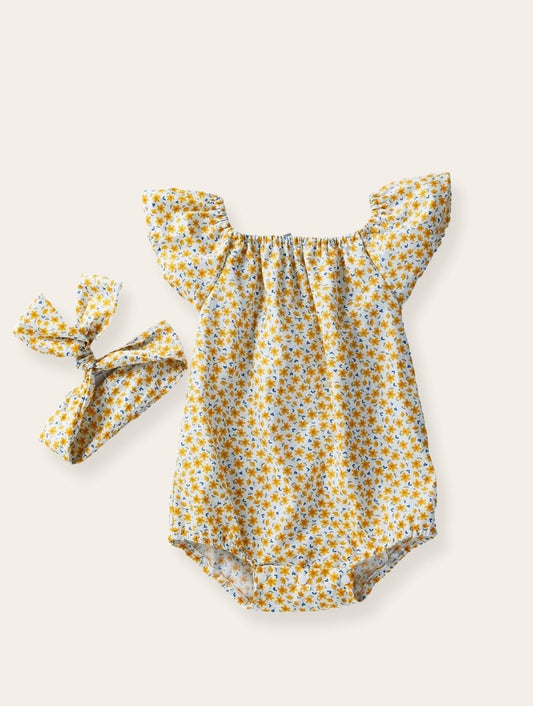 Body - Gele kleine bloem