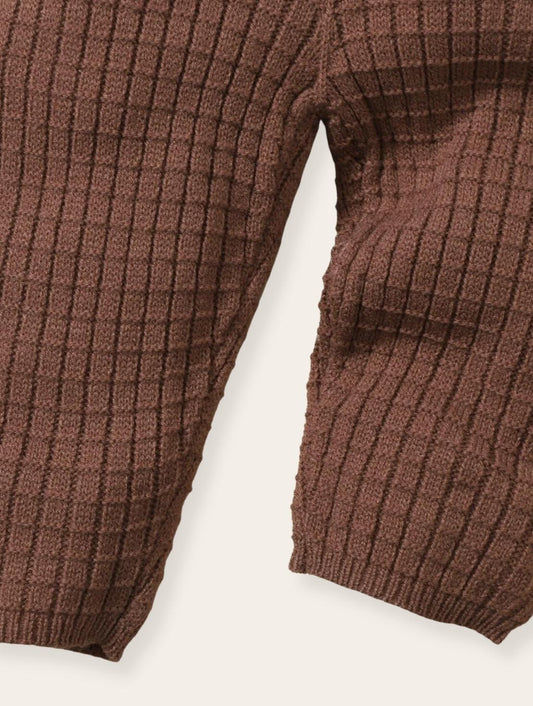 Truinbroekje - Bruin knit