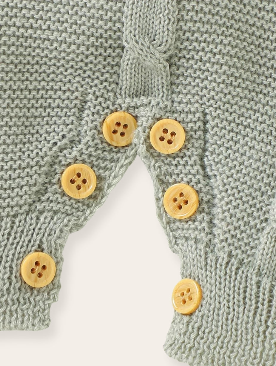 Tuinpakje - Groen knitted