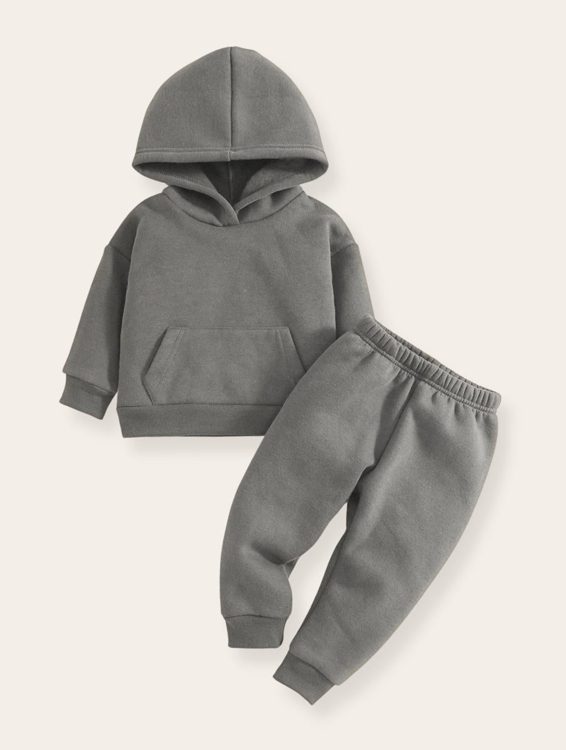 Setje - Sweatpants hoodie grijs