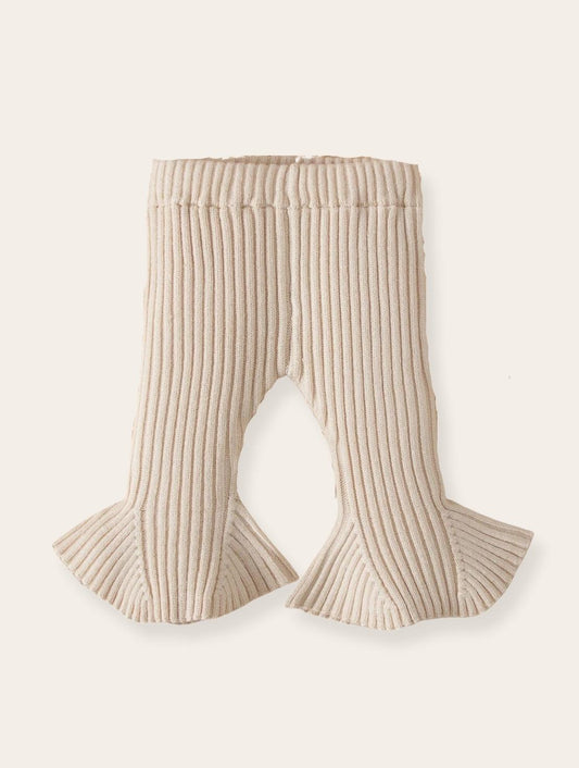 Broekje - Flared rib knit